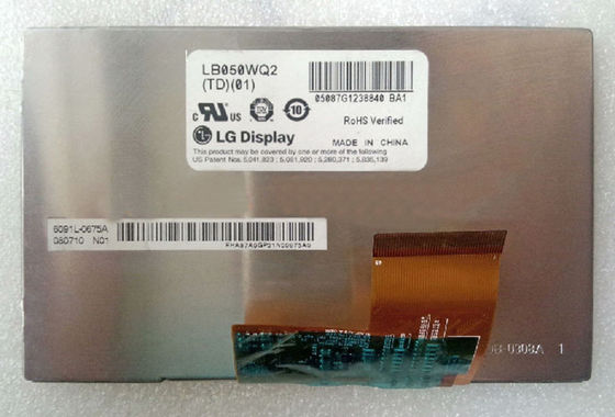 LB050WQ2-TD03 LG.Philips LCD 5.0&quot; 480×272(RGB) 400 cd/m² TAMPILAN LCD INDUSTRI