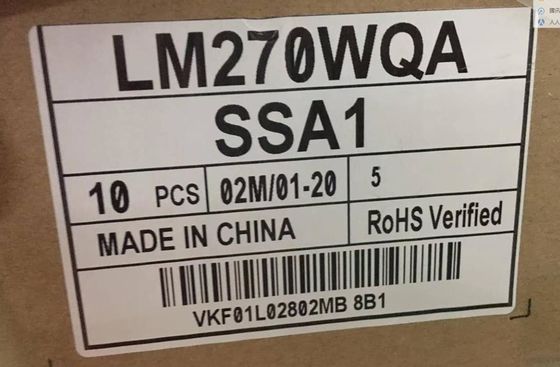 LM270WQA-SSA1 LG Display 27.0&quot; 2560(RGB)×1440 350 cd/m² TAMPILAN LCD INDUSTRI