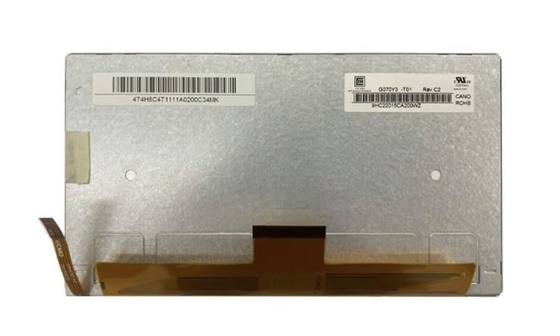 G070VVN01.1 AUO 7.0&quot; 800 ((RGB) × 480 600 cd/m2 Tampilan LCD INDUSTRIAL