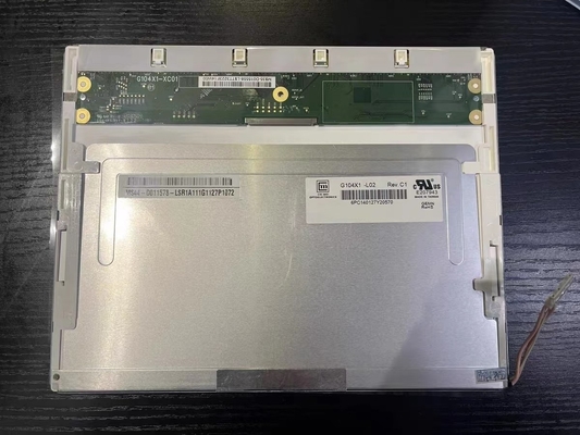 G104X1-L02 INNOLUX 10.4&quot; 1024 ((RGB) × 768 400 cd/m2 Tampilan LCD INDUSTRIAL