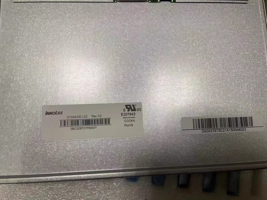 G104AGE-L02 INNOLUX 10.4&quot; 800 ((RGB) × 600 400 cd/m2 Tampilan LCD Industri