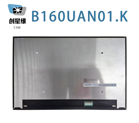B160UAN01.K AUO 16.0&quot; 1920 ((RGB) ×1200, WUXGA 141PPI 89/89/89/89 Tampilan LCD Industri