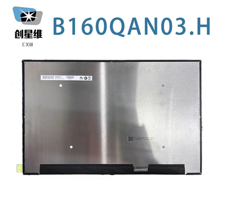 B160QAN03.H AUO 16.0&quot; 2560 ((RGB) × 1600, WQXGA 188PPI 500 cd/m2 Tampilan LCD Industri