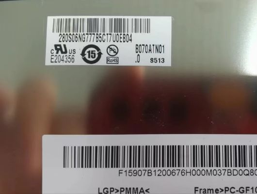 7 Inch 1024 * 600 Panel Pad & Tablet B070ATN01.0 Tanpa Layar Sentuh