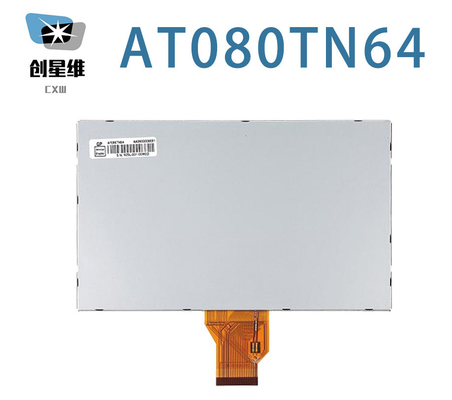 AT080TN64 Chimei Innolux 8.0&quot; 800 ((RGB) × 480, 450 cd/m2 Tampilan LCD Industri
