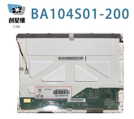 BA104S01-200 BOE 10.4&quot; 800 ((RGB) × 600, 300 cd/m2 Tampilan LCD INDUSTRIAL