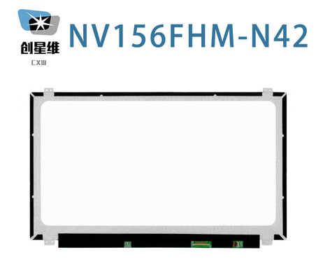 NV156FHM-N42 BOE 15.6&quot; 1920 ((RGB) × 1080, 220 cd/m2 Tampilan LCD INDUSTRIAL