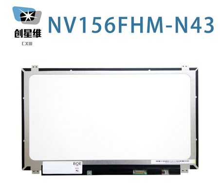 NV156FHM-N43 BOE 15.6&quot; 1920 ((RGB) × 1080, 300 cd/m2 Tampilan LCD INDUSTRIAL