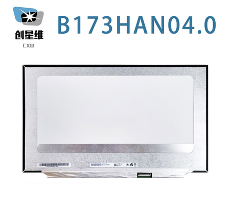 B173HAN04 AUO 17,3&quot; 1920 ((RGB) × 1080, 300 cd/m2 Tampilan LCD Industri