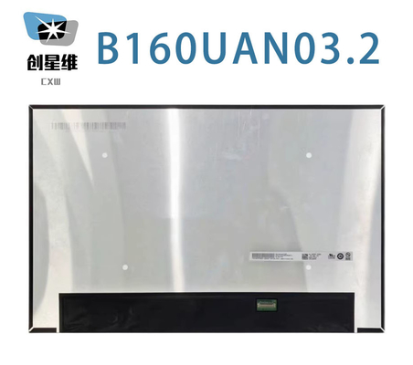 B160UAN03.2 AUO 16.0&quot; 1920 ((RGB) ×1200, WUXGA 141PPI300 cd/m2 Tampilan LCD Industri