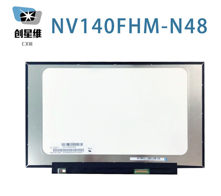 NV140FHM-N48 BOE 14.0" 1920 ((RGB) × 1080, FHD 157PPI 250 cd/m2 Tampilan LCD INDUSTRIAL