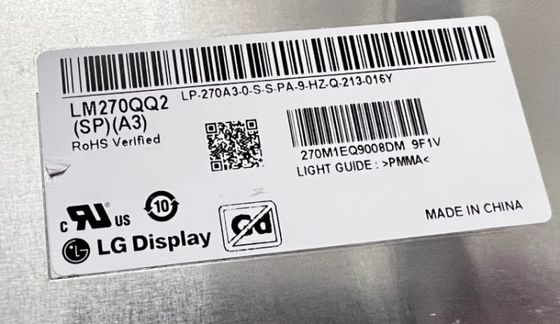 LM315WR6-SSA1 LG Tampilan 32.0 " 3840 ((RGB) × 2160, 400 cd / m2 Tampilan LCD INDUSTRIAL