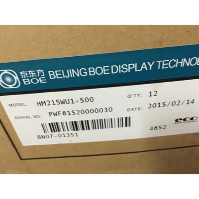 HM215WU1-500 BOE 21,5 &quot; 1920 ((RGB) × 1080, 200 cd / m2 Tampilan LCD Industri