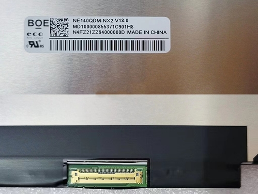 NE140QDM-NX2 BOE 2560 ((RGB) × 1600, 89/89/89/89 Tampilan LCD Industri
