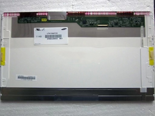 LTN156AT24-W01 Samsung 15.6&quot; 1366 ((RGB) × 768, 220 cd/m2 Tampilan LCD INDUSTRIAL