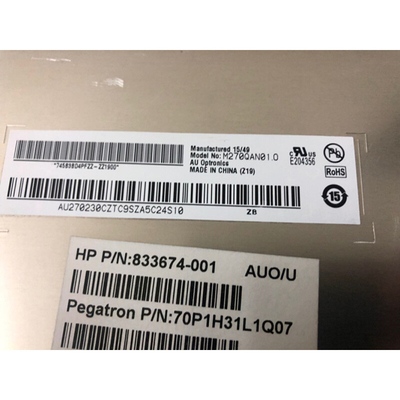 M270QAN02.0 AUO 27.0&quot; 3840 ((RGB) × 2160, 300 (Typ.) ((cd/m2) Tampilan LCD Industri