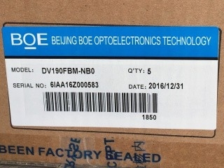 DV190FBM-NB0 BOE 19,1&quot; (1/3 potong 21,5&quot;) 1920 ((RGB) × 360 300 cd/m2 Tampilan LCD INDUSTRIAL