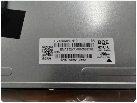 DV150X0M-N10 BOE 15.0" 1024 ((RGB) × 768, 350 cd/m2 Tampilan LCD INDUSTRIAL