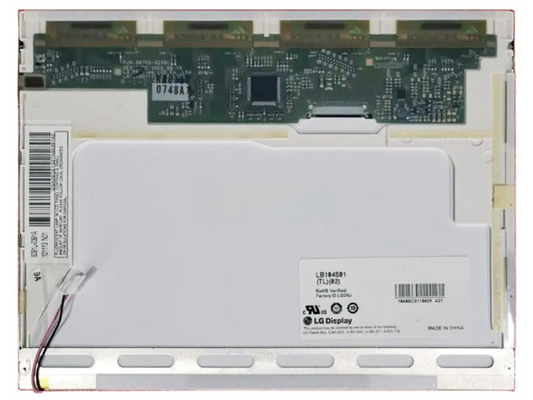 LB104S01-TL02 Tampilan 10,4 800 ((RGB) × 600, SVGA 96PPI 250 cd/m2 Tampilan LCD INDUSTRIAL
