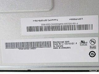 G156HAN01.0 16,2M 15,6 Inci 40 Pin Panel LCD TFT Simetri 89/89/89/89