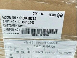 15 Inch a-Si TFT-LCD G150XTN03.5 Dengan Driver LED Yang Dirancang Untuk Industri