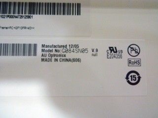 8.4 inci 800 * 600 TFT LCD G084SN05 V9 Lampu Replaceable Dengan Driver LED