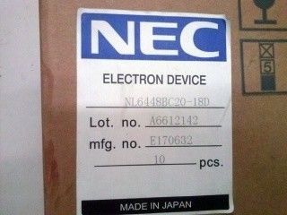 NL6448BC20-18D 122PPI 6.5 INCH 640×480 NEC TFT LCD Display 132.48 ((W) × 99.36 ((H) mm