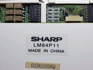 LM64P11 6,0 INCI 640×480 VGA Tajam TFT Menampilkan 121,58 × 91,18 (H×V)