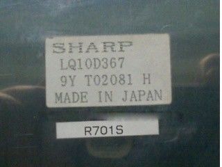 LQ10D367 10,4 Inci 640×480 LCM Sharp TFT LCD Display 211.2 × 158.4 (H×V)