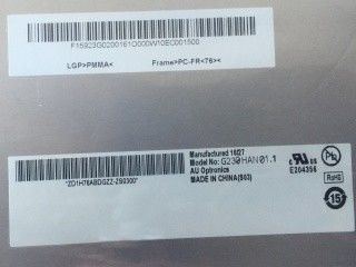72% NTSC 23 Inch 300cd/m2 TFT LCD Display G230HAN01.1 89/89/89/89 (Typ.)
