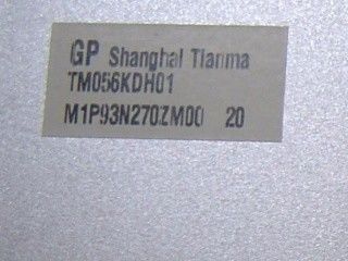 TM056KDH01 5,6 inci 320 × 234 71PPI 200cd / m² TIANMA TFT