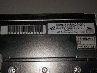 Layar LCD TFT VGA 122PPI 800cd / m² 6,5 &quot;NL6448BC20-21C