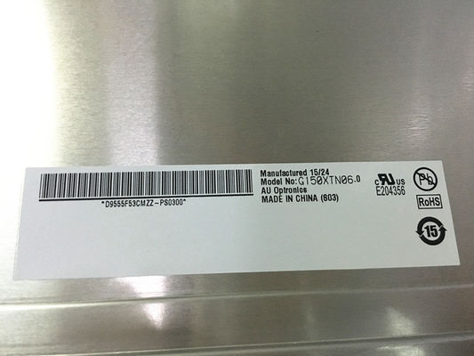 G150XTN06.0 1024×768 XGA 85PPI 450cd/m2 Lcd panel LCD industri