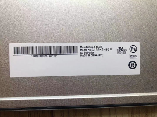 G150XTN06.8 AUO 15.0" 1024×768 450 cd/m2 80/80/70/80 Tampilan LCD Industri