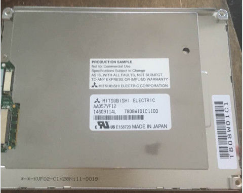 AA057VG12 Mitsubishi 5.7INCH 640 × 480 RGB 500CD / M2 WLED TTL Suhu Penyimpanan: -30 ~ 80 ° C TAMPILAN LCD INDUSTRI