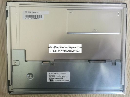 AA104XG02 Mitsubishi 10.4INCH 1024 × 768 RGB 500CD / M2 WLED LVDS Suhu Operasi: -30 ~ 80 ° C TAMPILAN LCD INDUSTRI