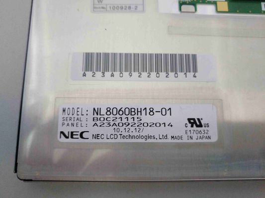 Layar LCD TFT NLT 5,7 inci 800CD / M2 LCM 640 × 480 NL6448BC18-01F