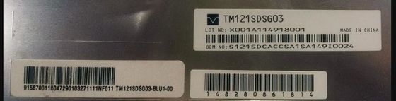 SVGA 82PPI 12.1 &quot;800 × 600 RGB Tianma TFT LVDS TM121SDSG03