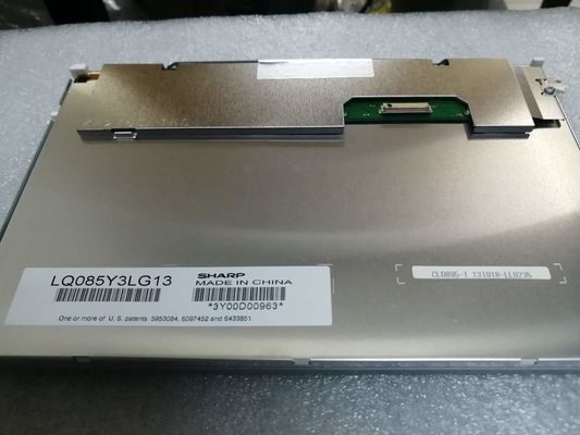 LQ085Y3LG13 Sharp 8,5 &quot;LCM 800 × 480RGB 450cd / m² LAYAR LCD INDUSTRI