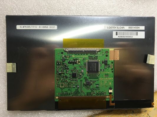 LQ070Y3LG4A Sharp 7 &quot;LCM 800 × 480RGB 350cd / m² LAYAR LCD INDUSTRI