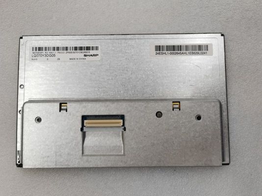 7 &quot;LCM 800 × 480RGB 350cd / m² LQ070Y3DG05 Layar LCD TFT Tajam