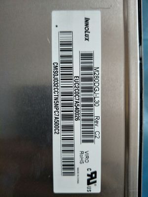 M280DGJ-L30 Innolux 28.0&quot; 3840(RGB)×2160 300 cd/m² TAMPILAN LCD INDUSTRI