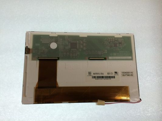 N070Y1-T01 CMO 7.0&quot; 800(RGB)×480 250 cd/m² TAMPILAN LCD INDUSTRI
