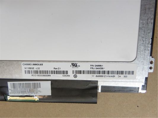 N116B6-L02 CMO 11.6&quot; 1366(RGB)×768 200 cd/m² TAMPILAN LCD INDUSTRI