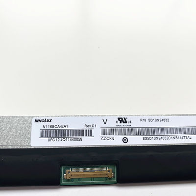 N116BCA-EA1 Innolux 11.6&quot; 1366(RGB)×768 250 cd/m² TAMPILAN LCD INDUSTRI