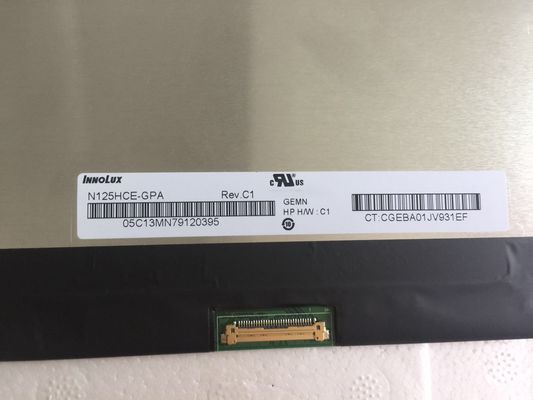 N125HCE-GPA Innolux 12,5&quot; 1920(RGB)×1080 400 cd/m² TAMPILAN LCD INDUSTRI