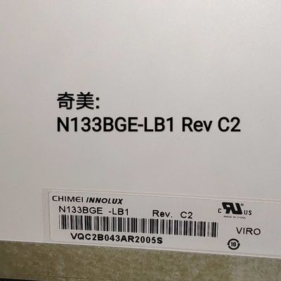 N133BGE-LB1 CHIMEI Innolux 13.3&quot; 1366(RGB)×768 200 cd/m² TAMPILAN LCD INDUSTRI