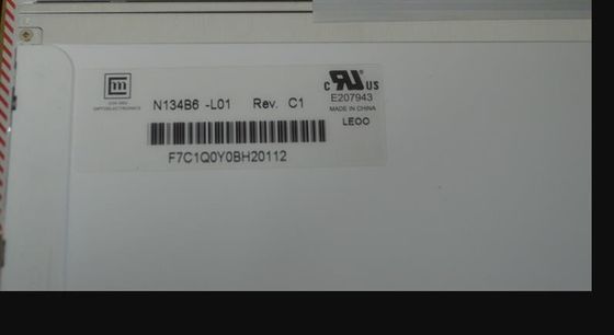 N134B6-L01 CMO 13.4&quot; 1366(RGB)×768 220 cd/m² TAMPILAN LCD INDUSTRI