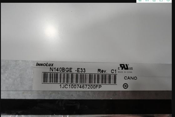 N140BGE-E33 INNOLUX 14.0&quot; 1366(RGB)×768 220 cd/m² TAMPILAN LCD INDUSTRI