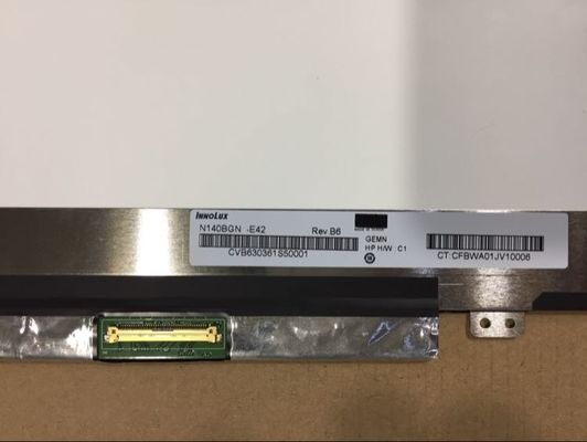 N140BGN-E42 INNOLUX 14.0&quot; 1366(RGB)×768 220 cd/m² TAMPILAN LCD INDUSTRI